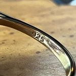 Natural Lavender Amethyst Sterling Silver Cocktail Ring Size 9.25 Gold Photo 6