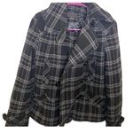 Giacca Black and Gray plaid wool winter coat Photo 0