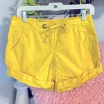 Bright Yellow Cotton Shorts Size 0 Photo 0