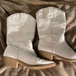 Cowgirl / Cowboy Boots White Size 8.5 Photo 0