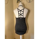 Forever 21 Activewear Heathered Charcoal Gray Strappy Athletic Tank Top XS Photo 1