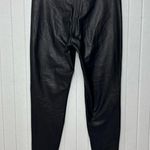 Athleta  All Over Gleam Tight Faux Leather Legging Women's High Rise Black Size M Photo 3