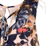 Maurice's Floral Tie Front Cutout Ruffled Dress Photo 4