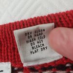 Nordstrom , BRASS PLUM Medium Red, Black 100% Wool Button Front Cardigan Sweater Photo 6