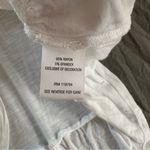 Farmers Market Flutter Crochet Square Neck Top. Size 1X. White Photo 7