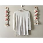 Lilly Pulitzer  Tunic Top Pleated VNeck Long Sleeve White Size Extra Small Cotton Photo 2