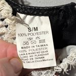 Black White French Maid Costume Dress Off Shoulder Ruffle Lace Corset Apron S M Photo 5