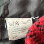 GUY LAROCHE Paris Vintage Double Breasted Long Plaid Wool Coat Size 40/M Classic Red Size M Photo 8