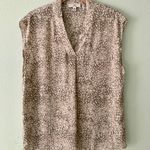 H by Halston Sleeveless V-Neck Blouse Size L Photo 0