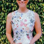 Molly Moorkamp Floral Sleeveless Shift Dress Sz. 12 White/Multicolor NWOT Pink Photo 1