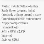 Kate Spade Spencer Metallic Double Zip Crossbody Bag Gold Photo 12