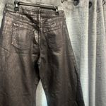 Wild Fable New 10 - High Rise Baggy Jeans Denim Wide Leg Silver Metallic Wash Photo 14