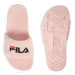 FILA Fuzzy Slide Sandals Pink Sz 10 Photo 4