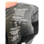 BLANK NYC black cut off jean skirt Photo 5