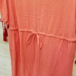 ASOS {16} NWT Curve Embroidered Romper Shorts Tie Waist Tassel Bubble Sleeves Photo 9