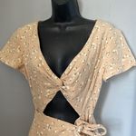 Majorelle  linenblend  Floral Wrap Mini Dress size S Photo 1