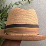 Dobbs Casino Gambler Vegas Panama Straw Fedora Hat Cap Boater Khaki Size 7 1/8 Vintage Tan Photo 3