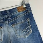 BKE Buckle Sabrina Bootcut Jeans Sz 27 Distressed Womens Embroidered Pockets Photo 7