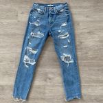 Revolve GRLFRND Karolina High Rise Waisted Distressed Hey Jude Skinny Jeans Photo 2