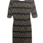 Gianni Bini Sheer Body Con Dress Low Back Photo 0