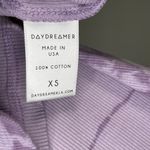  Shrunken Tee in Dark Purple Light Purple with Green Daydreamer XS Photo 4