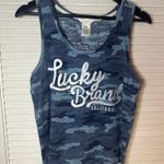Lucky Brand  California Camo Fitted Tank Top Photo 3