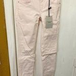 Silvian Heach women's size 26 light rose denim BRITNEY stars stretchy jean 26x29 Pink Photo 0