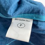 American Vintage 00s FOLIO Vintage Blue Teal cotton Stretch Button Blazer Jacket Photo 4