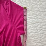 Almost Famous  Barbiecore Fuchsia V-Neck Blouse Photo 8