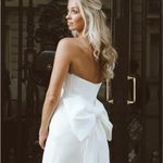 Meshki  Meredith Strapless Bow Mini Dress Photo 1