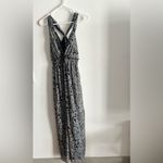 Motherhood Maternity NWT Black & White Paisley Maxi Dress Size S Photo 1