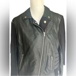 Torrid Black Faux Leather Jacket Photo 2