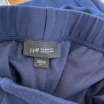 J. Jill Wearever Collection Womens Flat Front Cropped Pants Navy Blue‎ Size XL Blue Photo 3