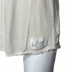 Free People  Shirt Women Small White Lace East Vintage Knits NYC‎ Jersey Tank Top Photo 3