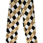 SheIn Argyle Denim Wide Leg Mom Jeans - small Photo 0