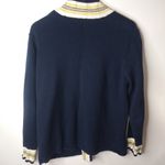 Norton Mcnaughton Norton Studio L Academia Navy Preppy Cardigan Sweater Photo 1