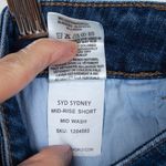 Warp & Weft Sydney Mid Rise Jean Shorts‎ Size 27 Blue Photo 6