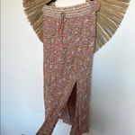 Prómesa Promesa Pink A-line Midi Skirt with Tie Front Photo 8