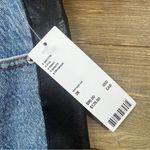 Urban Outfitters NWT UO BDG High Waist Leather Panel Straight Leg Jeans Photo 5