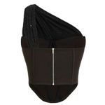 Cider  Plus 2x Black Tank Top Bustier Corset‎ One Shoulder Sparkle Sexy Photo 7
