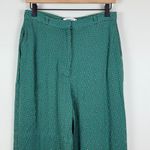 & Other Stories & Other Stories Stockholm Atelier Pants Women 6 Green Printed High Rise Wide Leg Photo 1