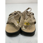 Womans Life Stride Simply Comfort Size 8 Strappy Open Toe Sling Back Gold Sandal Photo 3