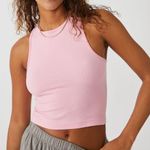 Free People Hayley Racerback Pink Tank Photo 0