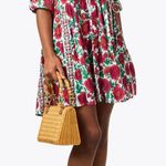 Ro's Garden Deauville Mini Dress Red Floral White Size XS Photo 0