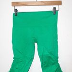 Lululemon in the flow green crop II seamless moisture wicking yoga leggings Photo 1