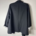 SheIn Black Women's Blazer with Patterned Cuffs size XL Photo 7