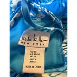 Nicole Miller boho Blue floral flowy Halter Maxi midi Dress XS resort wear Fairy Photo 3