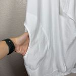 Clara Sun Woo Cardigan Women's XL White Open Front Draped Sweater Made in USA Photo 3