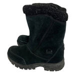 Sorel Women's Water Fall Black Suede Winter Boots Size 7 Photo 0