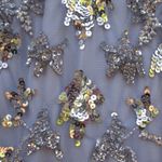 Mac Duggal   93939 Womens  High Neck Long Sleeve Embellished Column Gown Dress Photo 7